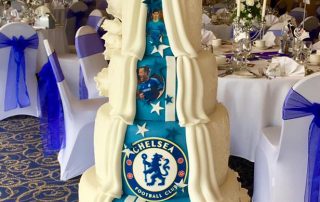 Chelsea FC Wedding Cake